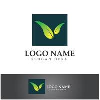 aloe vera logo icon illustration vector