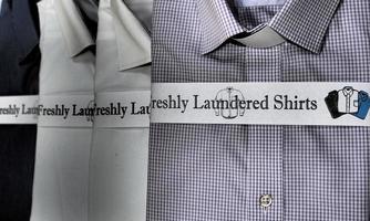 Cotton shirts crisp collar fresh smell photo