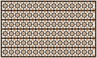 Simple Moroccan Tile Mosaic Pattern Background. vector