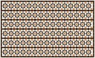 Simple Moroccan Tile Mosaic Pattern Background. vector