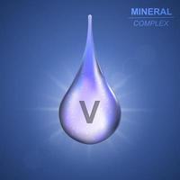 Mineral complex background