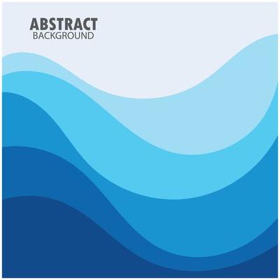 ABSTRACT WAVE BACKGROUND DESIGN WITH BLUE COMBINATION VECTOR