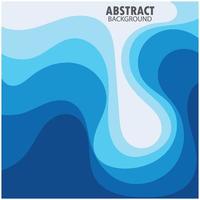 diseño de fondo de onda abstracta con vector de combinación azul