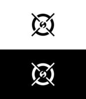 4T stylized monogram with illustration of up and down directions vector