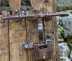 The old wooden door photo