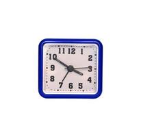 blue square clock photo