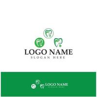 plantilla de vector de diseño de logotipo dental. logotipo de dentista creativo. logotipo vectorial de la clínica dental.