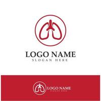 lung health and care logo template,emblem,design concept,creative symbol,icon,vector illustration. vector