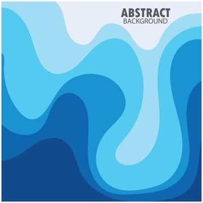 ABSTRACT WAVE BACKGROUND DESIGN WITH BLUE COMBINATION VECTOR