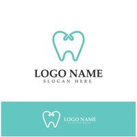 plantilla de vector de diseño de logotipo dental. logotipo de dentista creativo. logotipo vectorial de la clínica dental.