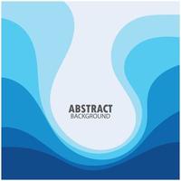 diseño de fondo de onda abstracta con vector de combinación azul