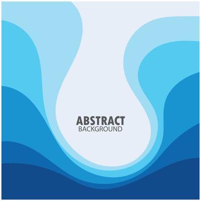 ABSTRACT WAVE BACKGROUND DESIGN WITH BLUE COMBINATION VECTOR