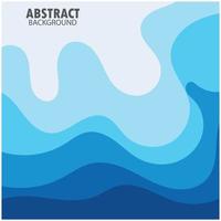 ABSTRACT WAVE BACKGROUND DESIGN WITH BLUE COMBINATION VECTOR