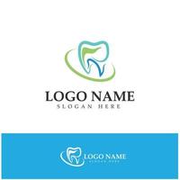 plantilla de vector de diseño de logotipo dental. logotipo de dentista creativo. logotipo vectorial de la clínica dental.