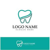 plantilla de vector de diseño de logotipo dental. logotipo de dentista creativo. logotipo vectorial de la clínica dental.