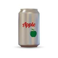 Drink aluminium can vector