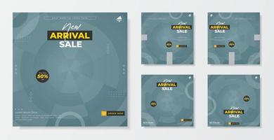 New arrival promotion sale template social media post