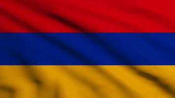 Fondo de papel tapiz de la bandera nacional de Armenia foto