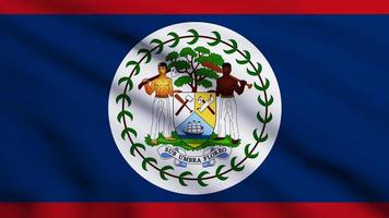 Belize National Flag Background photo