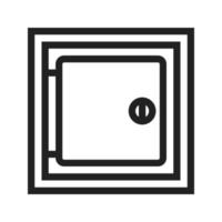 Medicine Cabinet Line Icon vector