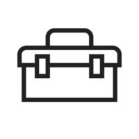 Toolbox Line Icon vector