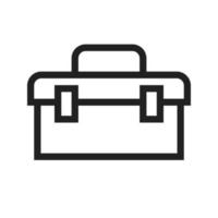 Toolbox Line Icon vector