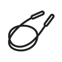 Skipping Rope Line Icon vector
