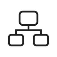 Network Line Icon vector