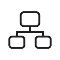 Network Line Icon vector