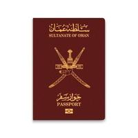 pasaporte 3d realista vector