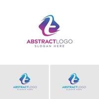 Abstract letter ZT logo-ZT logo design vector