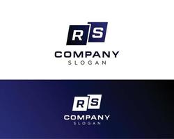 resumen letra rs logo-sr logo design-rs letter logo design-rs letter icono y símbolo vector