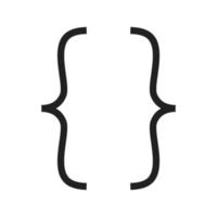 Developer options Line Icon vector