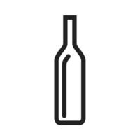 Bottle Line Icon vector