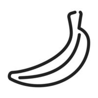 Bananas Line Icon vector