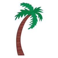 African palm tree vector