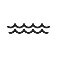 Water II Line Icon vector