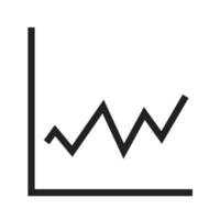 Charts Line Icon vector