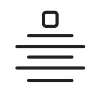 Layouts Line Icon vector