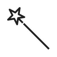 Wizard Line Icon vector