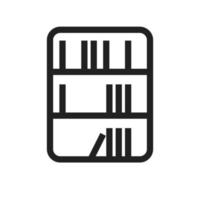 Library Line Icon vector