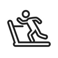 Exercise II Line Icon vector