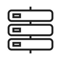 Storage Line Icon vector