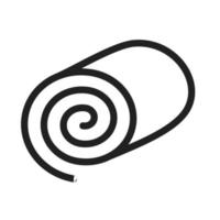 Swiss roll I Line Icon vector