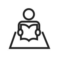 Homework Line Icon vector