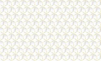 patrón de fondo de cubos 3d geométricos blancos abstractos. vector para diseño de presentación. Traje para negocios, corporativos, institucionales, fiestas, festivos. ilustración vectorial