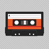 audio cassette tape vector