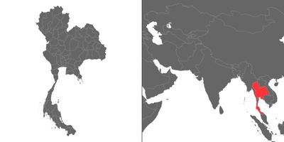 mapa con ubicación vector