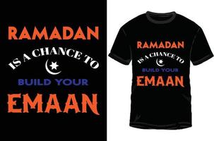 Ramadan is change to build your emaan vector