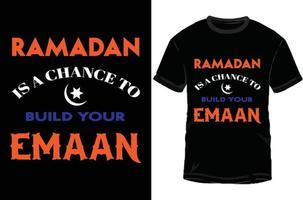 Ramadan is change to build your emaan vector